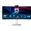 Philips Monitor 34" ( LED 3440x1440 UWQHD 120Hz ) 6000 SERIES Curvo Antracite
