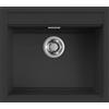 Elleci LGB10540 Serie Best 105 - Lavello da cucina 1 vasca, 57x51 cm, Granitek, Nero