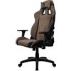 Arozzi - Avanti Soft Fabric - Sedia da gioco ergonomica - Marrone