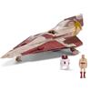 StarWars Star Wars Jedi Starfighter Delta 7b Figura 13 Cm Trasparente Taglia Unica