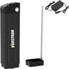 OEM Batteria per e-bike, capacità 655,2 Wh, design compatto, batteria Silberfisch 36 V 18,2 Ah 655,2 Wh (caricabatterie da 4 A)