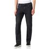 Lee Uomo Jeans West, Regular Straight Fit, Straight Leg, ROCK, 32W / 30L