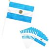 LOMSUXA 20 Pezzi Bandiera Argentina Piccola con Asta 14x21cm, Bandierine Argentina Portatili per Eventi Sportivi, Calcio, Feste Nazionali e Decorazioni - Colori Vivaci e Resistenti