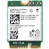 Intel Wireless-AC 9560, M.2 2230, 2 x 2 Ac+Bt, Gigabit, senza Vpro
