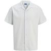 JACK & JONES Jorluke - Maglietta Seersucker Resort, S, Blu di Cachemire, M