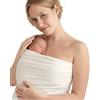 Hoppediz Top per bonding per bambini, per cesareo, per canguruh, qualità biologica, M, beige