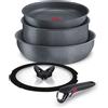 Lagostina Set Batteria di Pentole 5 pezzi Ingenio Mineralis Green