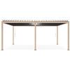 Andrea Bizzotto Pergola Ocean Natural Effetto Legno 3.6×6 Mt Antracite