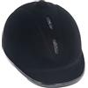 HKM Unisex New Flock Casco da equitazione Nero/Argento S=52-55cm