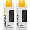 Continental Ultra Sport III PureGrip Pieghevole Set di 2, Nero, 700 x 25