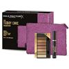Max Factor, Cofanetto Regalo Donna Teddy Chic, Pochette in morbido tessuto teddy con Mascara 2000 Cal Black + Palette Ombretti Masterpiece Nude Palette Golden