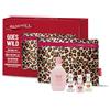 Rimmel London, Cofanetto Regalo Donna Rimmel Goes Wild, Pochette Leopardata con Smalto 60 Seconds Super Shine 315 Queen of Tarts + Base Mani 2 in 1 + Olio Riparatore e Levasmalto Rinforzante