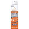 Ecran Sunnique Sport - Maschera protettiva per viso e corpo SPF 50 - molto resistente all'acqua e al sudore - protezione invisibile 2 in 1-75 ml