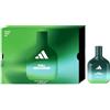 Adidas, Confezione Regalo Vibes Full Recharge Eau de Parfum 100 ml + Cappellino Verde Pastello
