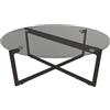 BONTEMPI tavolino rotondo CROSS 08.24 Ø 90x30,5 cm - 80.24