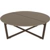 BONTEMPI tavolino rotondo CROSS 08.24 Ø 90x30,5 cm - 80.24