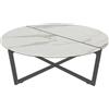 BONTEMPI tavolino rotondo CROSS 08.24 Ø 90x30,5 cm - 80.24
