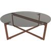 BONTEMPI tavolino rotondo CROSS 08.24 Ø 90x30,5 cm - 80.24