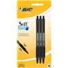 BIC Soft Feel Click Grip Fine Czarny 3 Penna a Sfera