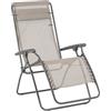 Lafuma Mobilier Rt2 Relax-Sedia a Sdraio reclinabile, Tessuto, Castagna, 114x68x87 cm