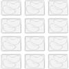 HURRISE 12 Pezzi Fai Te Sotto Gli Occhi Patch Stampi, Maschera Per Gli Occhi Muffa, Sicuro Sano Naturale Riutilizzabile Maschera Per Gli Occhi Trasparente Piastra Vassoio Patch