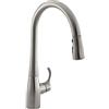 Kohler K-596-VS - Beccucci e kit per rubinetto, in acciaio inox, 0.375