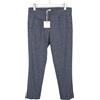 Chicca Lualdi Pantaloni Donna (Eu) 40 Misto Lana Pieghe Zip Chino con Motivo