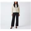 Sandro Pantaloni Merlyn Donna SANDRO (EU) 42 Vita Alta Svasati Con Zip E Tasche Nero