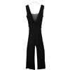 Tricot Chic M201 Tuta Donna US 10 Cintura Elasticizzato da Infilare Nero Maniche