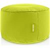 Green Bean© Sgabello a sacco 25x45cm con imbottitura in perle EPS Pouf Cuscino Poggiapiedi per poltrona a sacco Cuscino per pavimento bambini e adulti solleva le gambe siediti Verde chiaro