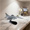 Modello di Aereo Giocattolo F-16C in Scala 1/72, per Tavolo, Mensola, Camera Da