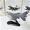 Modello di aereo pressofuso in lega F-16C 1/72, realistico, per tavolo e