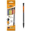 BIC Matic Original Porte-Mines 0,7 mm HB, Facile à utiliser, Pour l'Ecole, au bureau ou à la Maison - Couleurs Assorties, Pochette de 5
