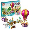 LEGO Disney Princess Il Viaggio Incantato della Principessa con Mini Bamboline di Cenerentola, Jasmine e Rapunzel, Cavallo e Carrozza Giocattolo, Tappeto Volante, Mongolfiera, Regalo per Bambini 43216