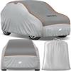 tectake® Copriauto Antigrandine Impermeabile, Protezione Ottimale da Pioggia e Grandine, Strato in Gommapiuma 4 mm, Orlo Elastico a Cucitura Doppia - SUV/VAN Small (520 x 185 x 145 cm)