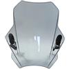 Barhbt Spoiler Parabrezza Moto Deflettore Per ZONTES Per C125 2024 Copri Parabrezza Parabrezza Per Moto Regolabile(Light Grey)