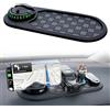 EAPMGQR Tappetino antiscivolo multifunzione per auto con supporto universale per telefono, tappetino antiscivolo per auto con supporto per cellulare, tappetino in silicone per telefono per decorazioni auto