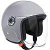 Qoukonao Casco Motociclista - Mezzo Casco per Motocicletta,Equipaggiamento Protettivo Traspirante con Visiera per Uomini e Donne,Avventura Pendolari Uomini Donne