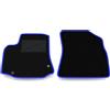 Somer Car Kit Tappetini Auto compatibili con Peugeot Partner 2008-2018 - solo anteriori | Set Tappeti in Moquette, Tappeto auto su misura, bordo blu