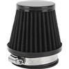 Tomotato Filtro di Aspirazione dell'Aria, Diametro della Bocca di 50mm/2 Pollici Presa d'Aria Fredda Universale per Moto Fuoristrada ATV Quad Dirt Pit Bike(Nero)