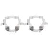 Aramox Adattatore per faro Aramox, 2 pezzi H7 LED Supporto per adattatore per lampadina per faro per auto