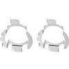 Keenso Adattatore H7 LED per Auto,1 Coppia Di Lampadine Adattatore LED H7 Lampadine Supporto Fari per A4L A6L