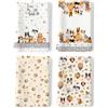 Arquiel Strofinacci Da Cucina Cotone Set Di 4, Cane Panni Da Cucina Multiuso Morbidi E Assorbenti Asciugamani Regali Amante Dei Cani di Vacanza Canovaccio Da Bar 48 x 70CM