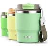 ECOROOTS Evergreen - Thermos Caffè da Asporto 360 ml | Bicchiere Senza BPA | Coperchio Antigoccia con Cannuccia per Caffè, Acqua, Tè o Smoothie | Ideale per Ogni Bevanda e Occasione (VERDE FRESH)