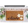 shuaishuaipuzi Zerbino con margherite, zerbino, decorazione primaverile, zerbino, divertente, zerbino di benvenuto, zerbino per porta d'ingresso, decorazione per porta d'ingresso, regalo di inaugurazione della casa,