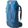 Gregory Youth BKPK'ing - Wander 30 - Zaino da trekking per bambini, 63 cm, 30 L, 0.89 KG, Zaino giornaliero regolabile per bambini, compatibile con sistema di idratazione, Blu (Pacific Blue)