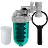 TANIASHOP Dosatore Proporzionale di Polifosfati 1/2" Femmina Femmina CiaoCal ACQUAPURA - Anticalcare per Caldaia e Impianto Idrico con By-pass Stop