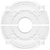 Generic Rosone da soffitto Illuminazione PU Soffitto Medaglione Copertura Split Piastra Elegante Luce Trim per la Casa