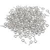 QUARKZMAN 200 Viti Piccole Perni Occhiello Ganci Mini Occhielli Viti Filettate 5,5 x 12 x 1,2mm Viti Autofilettanti per Gioielli Accessori Fai da te Tonalità Argento Brillante