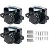 Kellegour 3 Pcs Chiusura a Pulsante,Serratura a Pulsante per Porta,Chiusura Della Porta a Pulsante,Push Lock Serratura Senza Chiave,Serratura per Mobili Serratura a Pressione,per Porta,Armadio,Barche